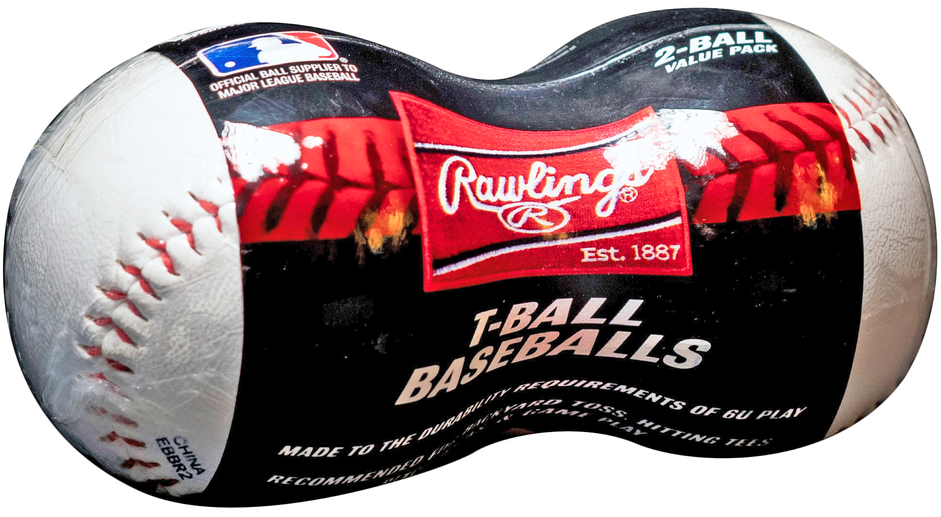 RAWLINGS OFFICIAL TVB SOFT T-BALL BASEBALLS 6 PACK---CASE
