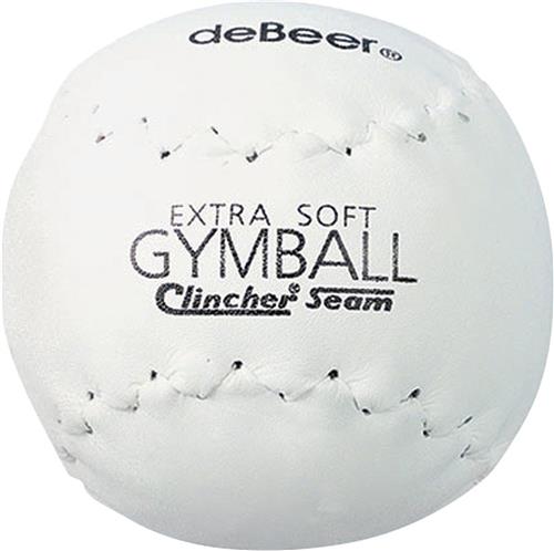 deBEER 16" GymBall Clincher White Softball