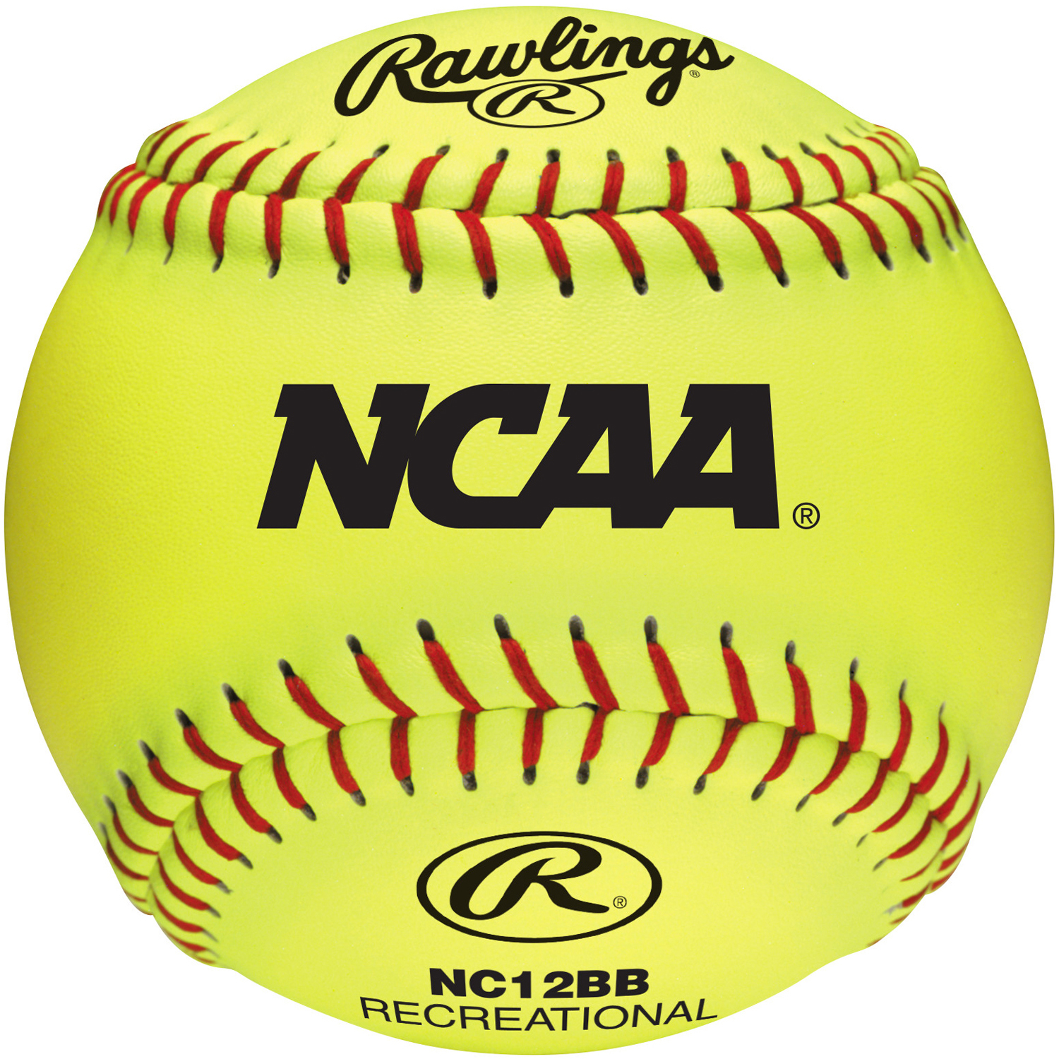 E143601 Rawlings NCAA 12" Fastpitch Softballs Dozens