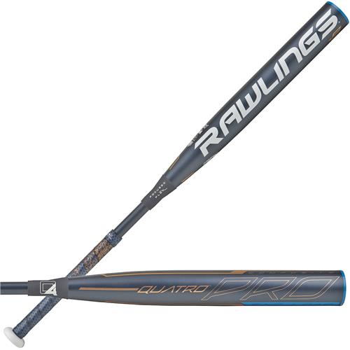 Rawlings Quatro Pro 9 EndLoaded Softball Bat Baseball Equipment & Gear