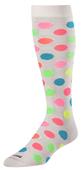 TCK Krazisox Over the Calf Neon Dots Socks