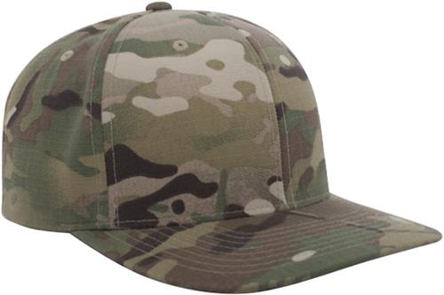 Pacific Headwear M35 Multicam RipStop Snapback Cap. Embroidery is available on this item.