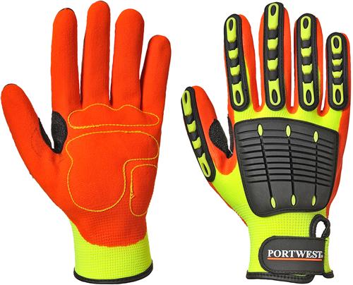 Portwest Nitrile Anti Impact Grip Glove A721 PAIR