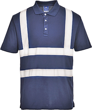 Portwest Mens Iona Polo Work Shirt F477. Printing is available for this item.