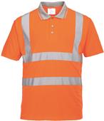 Portwest Mens Hi-Vis Short Sleeve Polo RT22