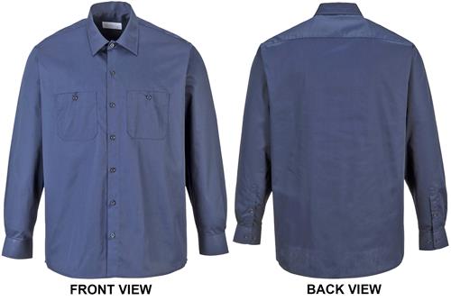 Portwest Mens Industrial Work LS Shirt S125. Decorated in seven days or less.