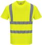 Portwest Mens Hi-Vis Cotton Comfort SS Tee S170