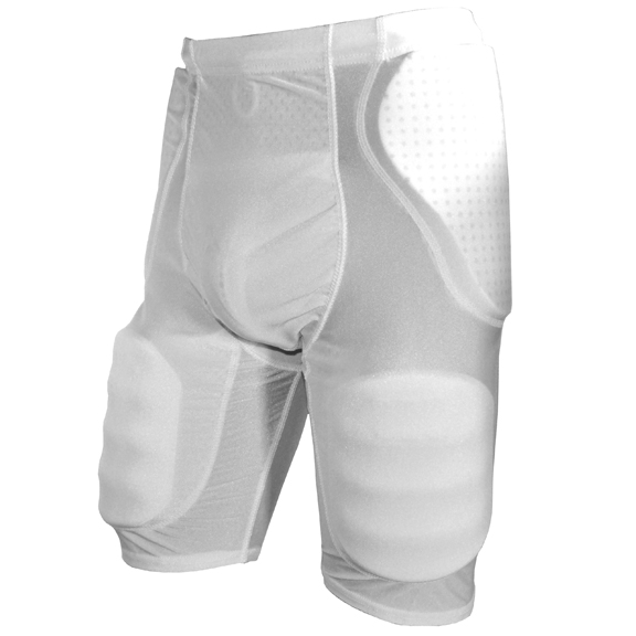 E144076 Adult Small/Medium AllInOne Football Girdles w/Hip & Tail Pads & Cup Pouch