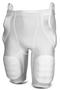 Adult (A2XL - White) Deluxe 5-Pocket Football Girdle (Pads Not Included)