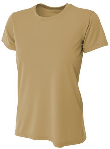 A4 Womens Cooling Performance Vegas Gold 2011 Crew. Printing is available for this item.