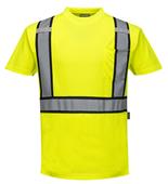 Portwest Mens Hi-Vis Detroit Short Sleeve T-Shirt