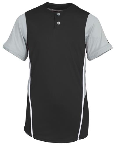 Russell Adult/Youth 2-Button Front Baseball Jersey. Decorated in seven days or less.