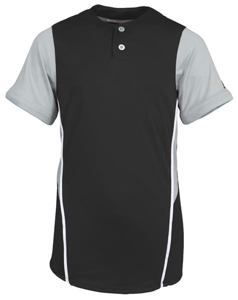 Youth & Adult Black Button Front Baseball Jersey