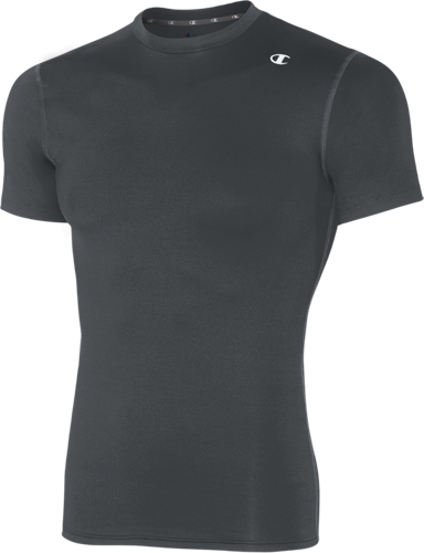 Adult (A2XL- Black & Graphite), (AM-Black) Compression Short Sleeve Tee Shirt