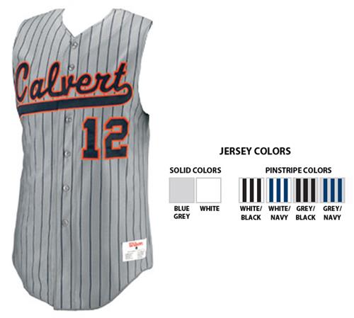 Pro T3 Sleeveless Solid/Pinstripe Baseball Jerseys. Decorated in seven days or less.