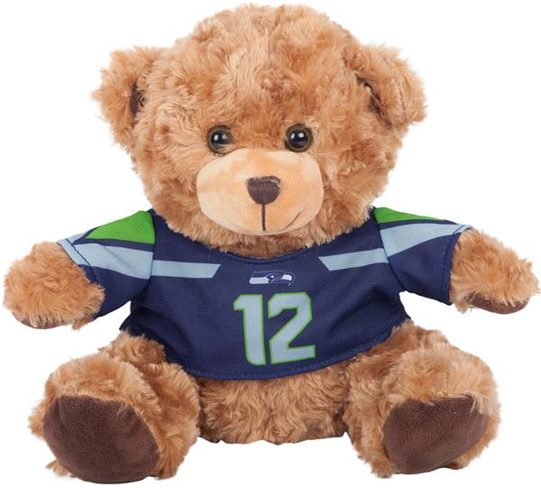 Seattle Seahawks NFL / Plush Teddy Bear w Team LOGO Jersey