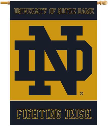 College Notre Dame 2-Sided Banner 28x40