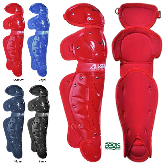 ALLSTAR LG Fast Pitch Series Softball Leg Guards Baseball Equipment