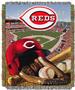 Northwest MLB Reds HFA Woven Tapestry Throw