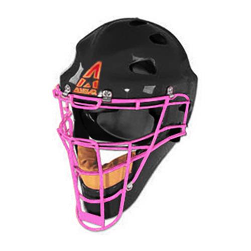 ALLSTAR Pink Softball Catcher's Helmets Baseball Equipment & Gear