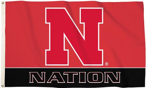 NCAA Nebraska Cornhuskers 3' x 5' Flag w/Grommets