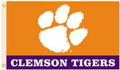 NCAA Clemson Tigers 2-Sided 3'x5' Flag w/Grommet NCAA Clemson Tigers 2-Sided 3'x5' Flag w/Grommet