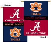Alabama - Auburn 2-Sided 28" x 40" House Divided Alabama - Auburn 2-Sided 28" x 40" House Divided