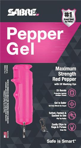 Sabre Key Ring Defense Red Pepper Gel