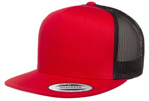 Yupoong Adult 5-Panel Classic Trucker Cap 6006. Printing is available for this item.