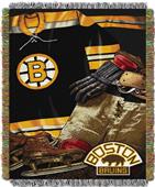 Northwest NHL Bruins "Vintage" Tapestry Throw