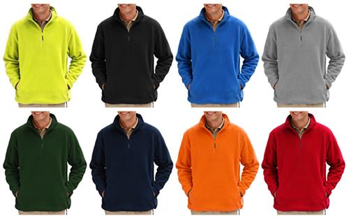 Blue Generation Adult Polar Fleece Pullovers. Decorated in seven days or less.