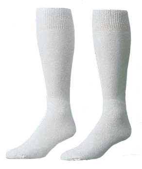 Sanitary Socks with Cushioned Foot PAIR - Baseball Equipment & Gear