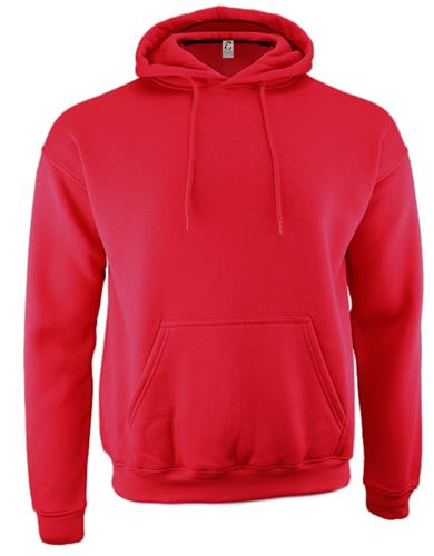 Heavy-Weight Pullover Hoodie Sweatshirt, Kangaroo-Pocket, Pro Blend Adult & Youth. Decorated in seven days or less.