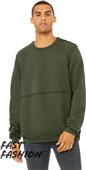 Forward Fashion Unisex Raw Seam Crew Pullover