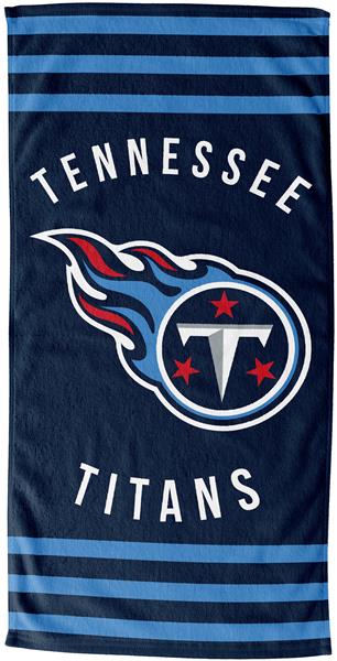 Northwest NFL Titans Stripes Beach Towel