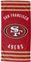 Northwest NFL 49ers "Stripes" Beach Towel