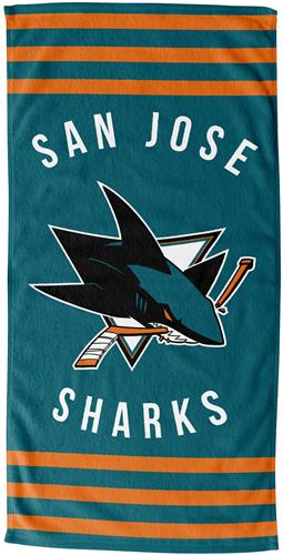 Northwest NHL Sharks "Stripes" Beach Towel