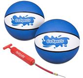 GoSports Blue Water Basketballs (Set of 2) BALLS-BB-POOL-3-2-BLUE