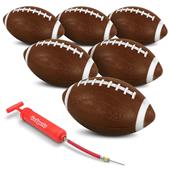 GoSports Xtreme Flight Footballs (6 Pack) BALLS-FB-PVC-9-6