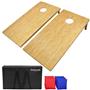 GoSports Bamboo Regulation Bamboo Cornhole Set CH-02-WN-BAMBOO