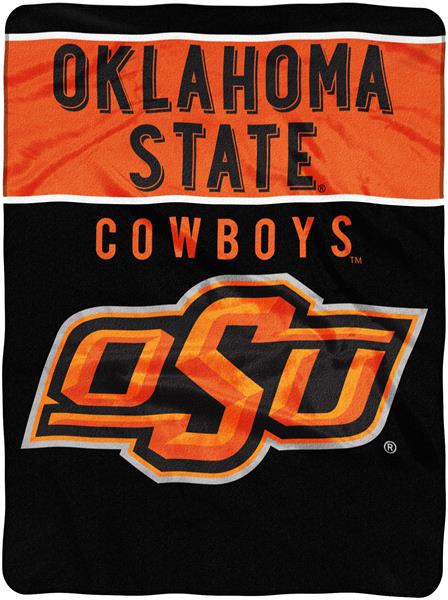 Oklahoma State Cowboys Raschel Throw Blanket