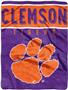Northwest NCAA Clemson "Basic" Raschel Throw
