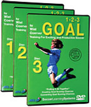 1-2-3 Goal (DVD)- soccer training videos