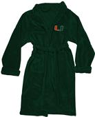 Northwest NCAA Miami Silk Touch Bath Robe