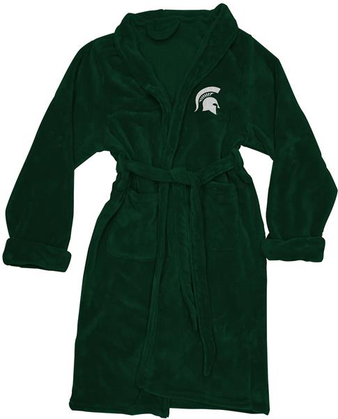 Northwest NCAA Michigan State Silk Touch Bath Robe - Fan Gear