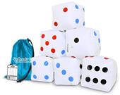 GoSports 6 Pack Giant Inflatable Dice W/Tote Bag