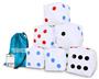 GoSports 6 Pack Giant Inflatable Dice W/Tote Bag