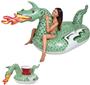 GoFloats Giant Inflatable Fire Dragon Pool Float