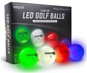 GoSports Light Up LED Golf Balls 12 Pack GOLF-BALLS-LED-12