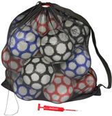 GoSports Premium Mesh Ball Bag W/Ball Pump GoSports Premium Mesh Ball Bag W/Ball Pump